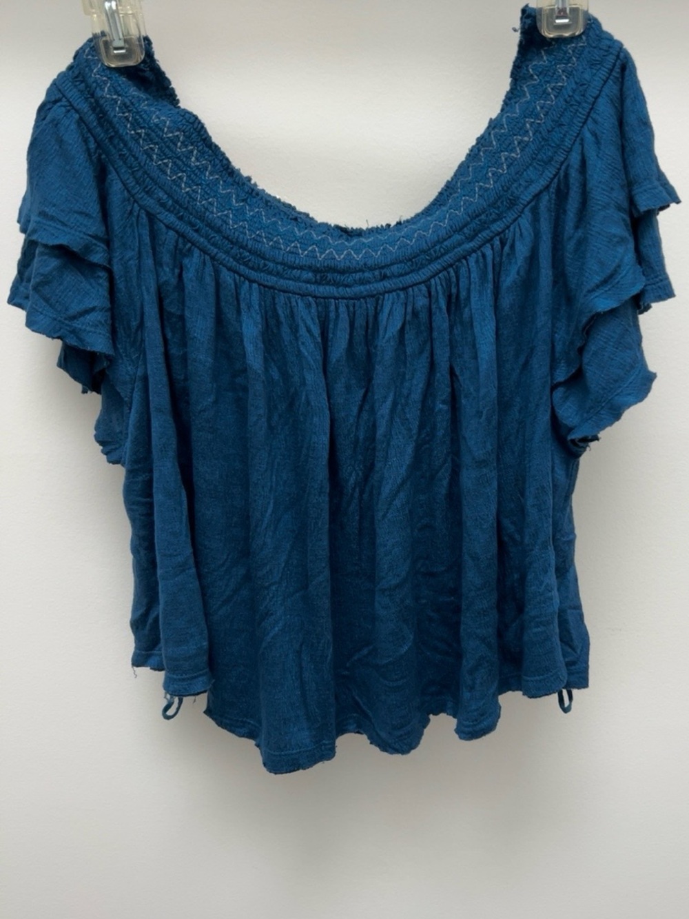Free People Off-the-Shoulder Boho Top – Medium